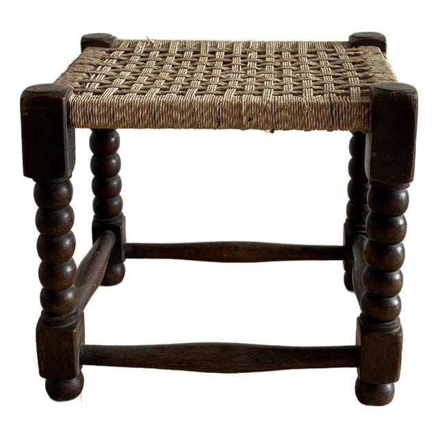 Antique English Stool For Sale