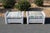 Lloyd Loom White Wicker Ottomans With Green Plaid Cushions—A Pair For Sale - Image 18 of 18