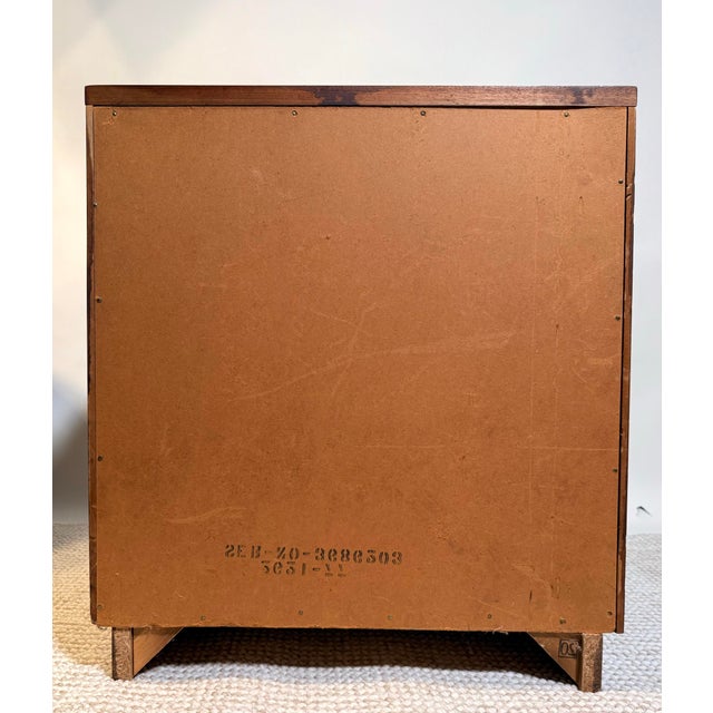 Wood 1960s Mid-Century Lane Walnut Record Cabinet, Drop-Front (1963) For Sale - Image 7 of 7