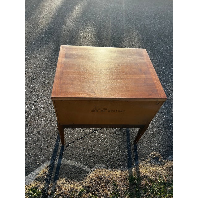 Wood Mid Century Lane Rhythm Nightstand End Table For Sale - Image 7 of 7