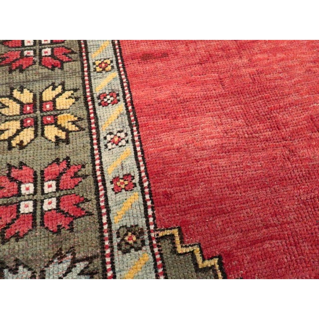 Tribal Galerie Shabab Collection Early 20th Century Turkish Oushak Throw Rug For Sale - Image 3 of 6