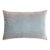 Kevin O'Brien Woodgrain Faux Bois Robin's Egg Mini Cut Velvet Pillow For Sale