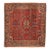 Vintage Farahan Sarouk Square Rug Mat - 2'6" x 2'7" For Sale