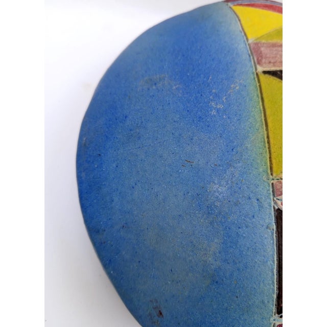 Ceramic Large Vintage Gli Etruschi Ceramic Vase by Ivo De Santis, 1960s For Sale - Image 7 of 11