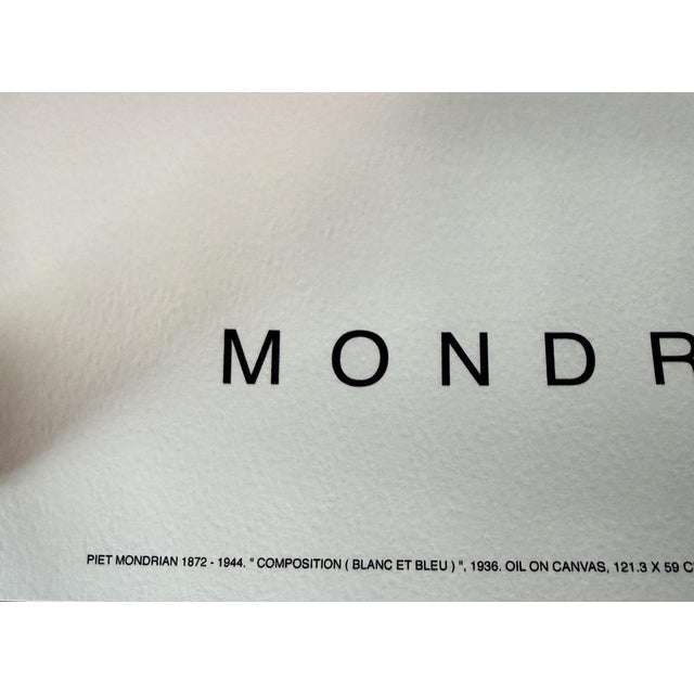 Piet Modrian (1872-1944), "Composition (Blanc et Bleu)", 1936, copyright Modrian/Holtzman Trust, Printed in Italy