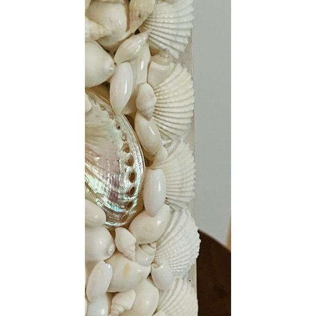 Shell Pair of Vintage Sea Shell Encrusted Picture Frames For Sale - Image 7 of 7