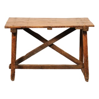 18th C. Rustic Spanish Table or Small Desk For Sale