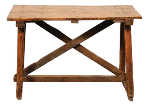 18th C. Rustic Spanish Table or Small Desk