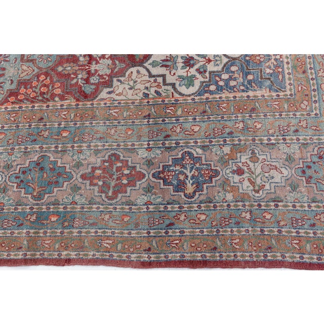 Persian Kirman Rug For Sale - Image 9 of 11