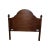 Tommy Bahama Style Queen Headboard Dark Wood Tone The product is a Queen-sized headboard in a dark tone, featuring a...