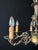 Brown Vintage Brass Chandelier with Archers, 1960s For Sale - Image 8 of 12