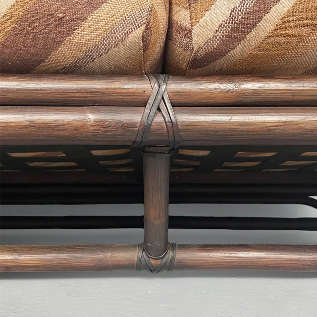 American Modern Sofa by Lyda Levi for McGuire Company, 1970s For Sale - Image 12 of 18