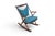 This rocking chair was designed by Frank Reenskaug and produced by Bramin in Denmark during the 1950s. Built in solid...