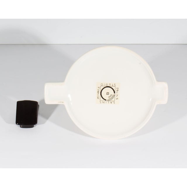 Ceramic Late 20th Century Pierre Casenove Salins France Postmodern Ceramic Tea Set - 3 pcs For Sale - Image 7 of 9