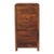 Chestnut Mango Wood 5-Drawer Tall Chest For Sale