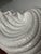 Vintage Monumental White Ceramic Clamshell Serving Bowl For Sale - Image 10 of 12