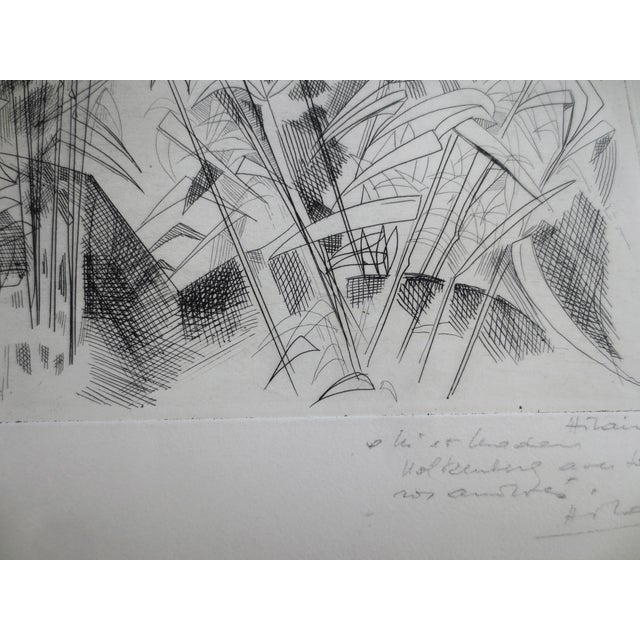 Printmaking Materials Drypoint Etching by Camille Hilaire 1950 For Sale - Image 7 of 11