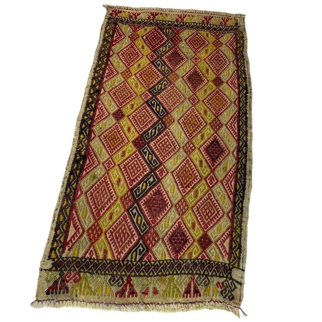 Small Anatolian Turkish Kilim Rug For Sale - Image 6 of 11