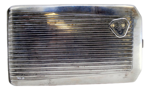 Silver Cigarette Case with Bands