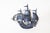1950s Spanish Galleon Columbus' Santa Maria Sailing Ship Wall Lamp in Wrought Iron, 1950s For Sale - Image 5 of 14