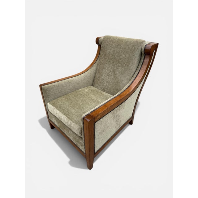 Art Deco Dessin Fournir London Club Chair For Sale - Image 3 of 9