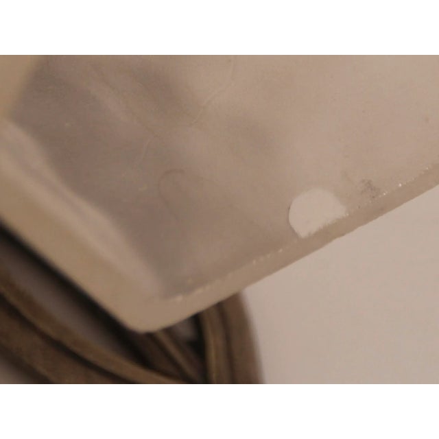 Metal French Art Deco Wall Light, 1930s For Sale - Image 7 of 8