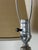 Early 21st Century Pair of Hollywood Regency Rock Crystal Stacked Orb Table Lamps - Silver Leaf For Sale - Image 5 of 17