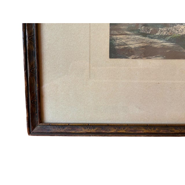 A beautifully atmospheric antique hand-colored photograph by noted American artist and photographer Wallace Nutting. The...