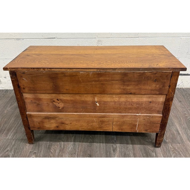 Antique Victorian Solid Golden Oak Two Drawer Chest For Sale - Image 13 of 13