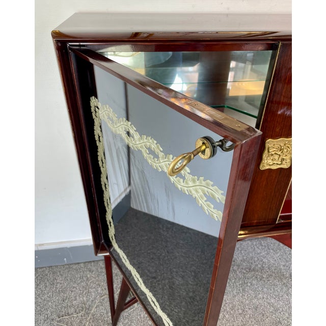 Mid-Century Modern Bar Cabinet, 1950s For Sale - Image 9 of 18