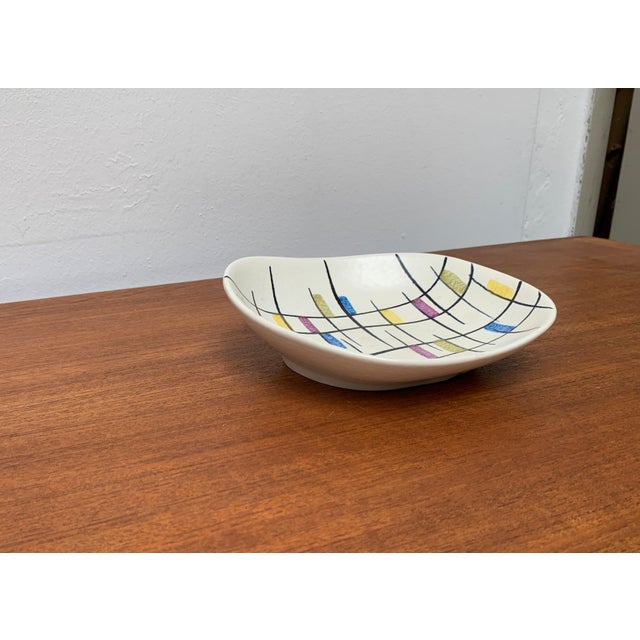 Ceramic West German Mosaic Pottery Bowl, 1960s For Sale - Image 7 of 17