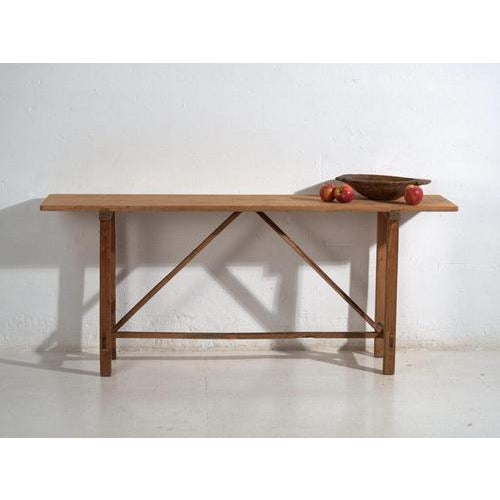 Antique Japanese Wooden Worktable For Sale - Image 10 of 10