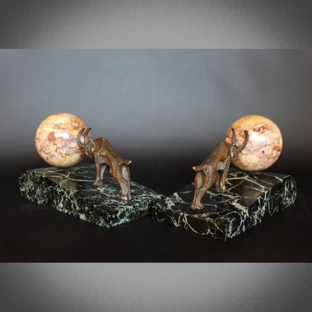 Art Deco Bookends, 1920s, Set of 2 For Sale - Image 3 of 6