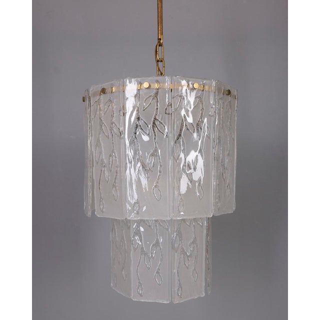 Vintage Italian Murano Glass Chandelier, 1960s For Sale - Image 10 of 11
