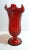 Beautiful, Red Art Glass, Deco Vase. Measures 6" High x 3-1/2" at the widest point. Wonderful as a stand alone piece or...