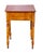 Antique 19th Century Sheraton New England Tiger Maple Work Table / Nightstand For Sale - Image 10 of 12