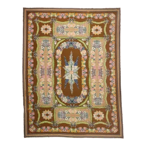 Late 19th Century Antique Portuguese Arraiolos Rug - 16'03 X 21'05
