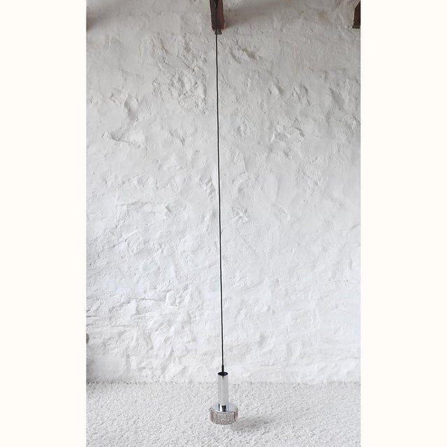 1970s Space Age P105 Pendant Lamp attributed to Staff Leuchten, Germany, 1970s For Sale - Image 5 of 14