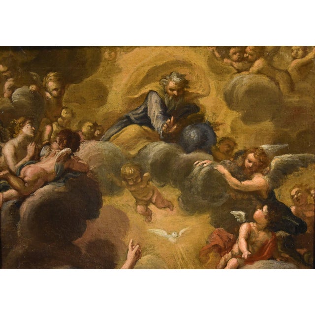 Ferri, Annunciation, 1600s, Oil on Canvas For Sale - Image 8 of 14