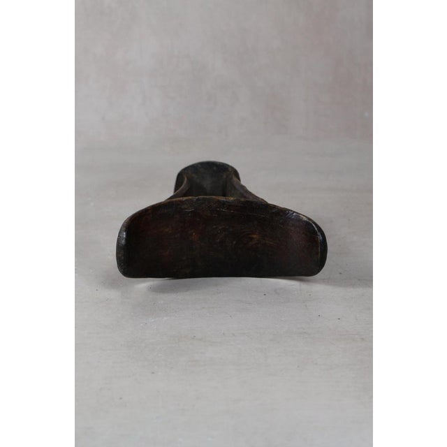 Vintage Ethiopian Headrest in Wood For Sale - Image 4 of 7