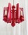 Red Scandinavian Modern Pendant Light from Vitrika, 1970s For Sale - Image 8 of 14