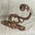 Magnificent bronze curtain tieback/hook with its original, very bright gilding. 19th century. Condition: Good overall...