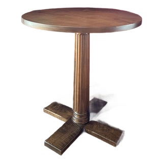 Custom Dunes and Duchess Wood Pub Table/Side Table For Sale