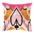 Contemporary Silk Velvet Ikat Pillow Cover Bohemian Pillow For Sale