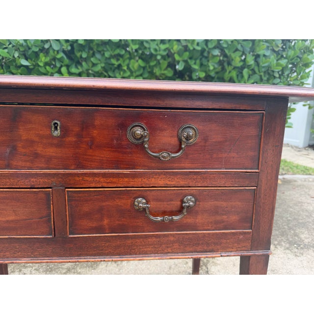 Antique Federal Style Mahogany Sideboard With Brass Hardware For Sale - Image 11 of 15