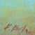 Orange Summer Haze - Original Warm Beach Scene Acrylic Painting on Canvas by Kathleen Keifer For Sale - Image 9 of 9