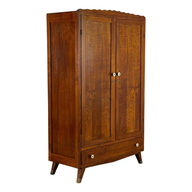 Oak Wardrobe from Italo Gamberini, 1940s For Sale