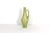 1940s Vintage Art Deco Green Geometric Pitcher Vase Jug With Handle For Sale - Image 5 of 10