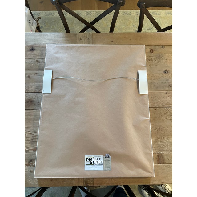 Contemporary “Clockwise” by David Mac Innes – Signed Monoprint, 2004 – 25 X 32 – Custom Framed For Sale - Image 11 of 12