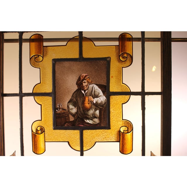 Flemish Renaissance Stained Glasses, Set of 4 For Sale - Image 13 of 18